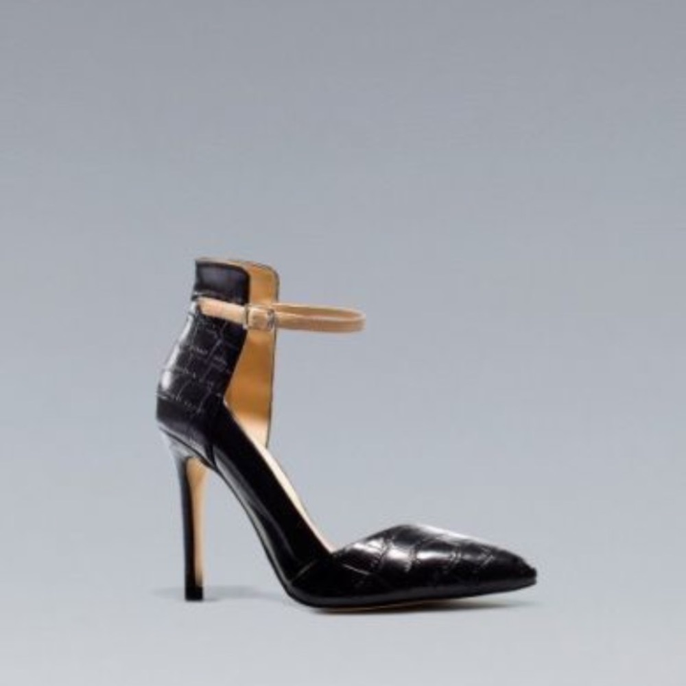 Zara vamp Heels! Exclusive! US size 8.5-9, EUR 40
